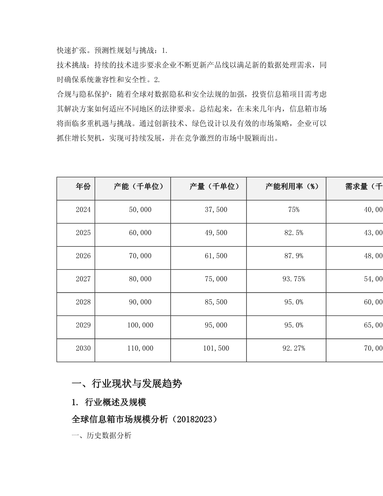 2024至2030年信息箱项目投资价值分析报告